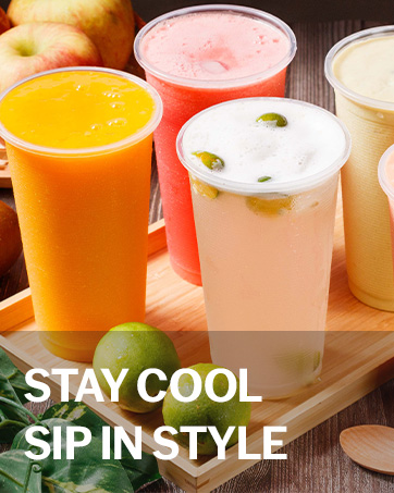 Plastic cups mugs