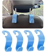Smeyta Car Seat Headrest Hook 4 Pack Hanger,Car Hook for Purse and Bag,Universal Vehicle Storage ...