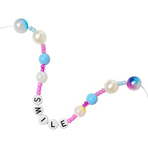 LUV HER Beading Kits - Necklace Making Kit & DIY Friendship Bracelet Kit for Girls