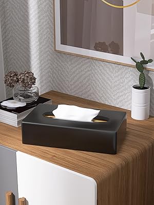 Rectangular Black Wall Mounted Holder