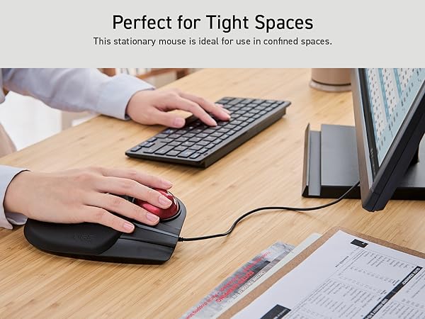 Huge Trackball Tight Spaces