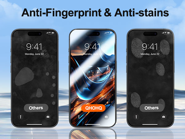 Anti-Fingerprint & Anti-stains