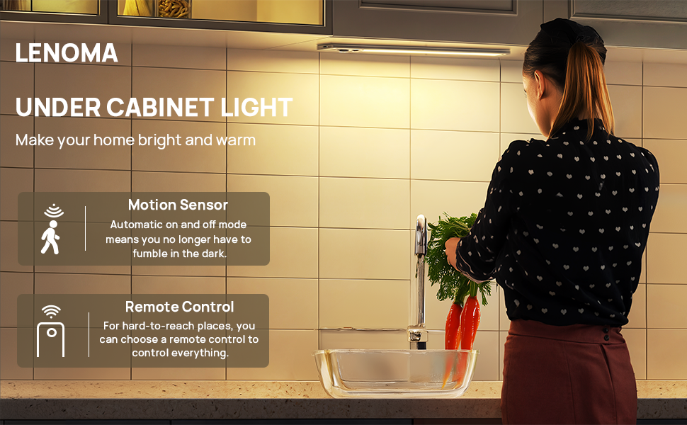 Under Cabinet Lights with Remote Control