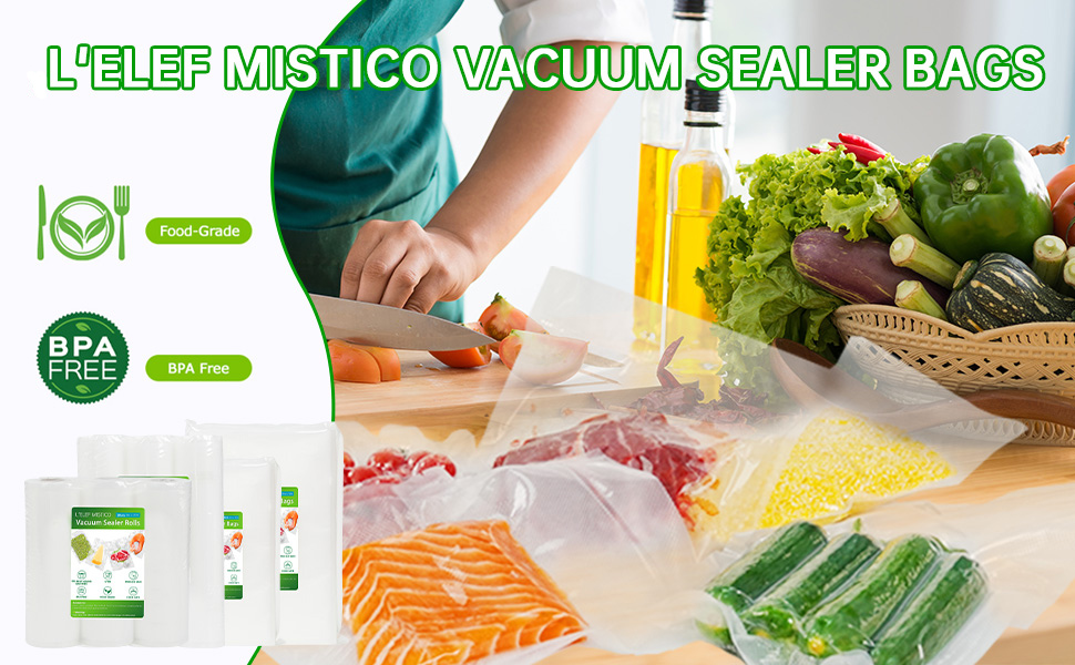 11 in x 40 ft (3 Rolls) Vacuum Sealer Rolls