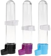 1Pc Parakeet Water Dispenser Hanging Plastic Automatic Feeder for Cage No Spill Food Container fo...