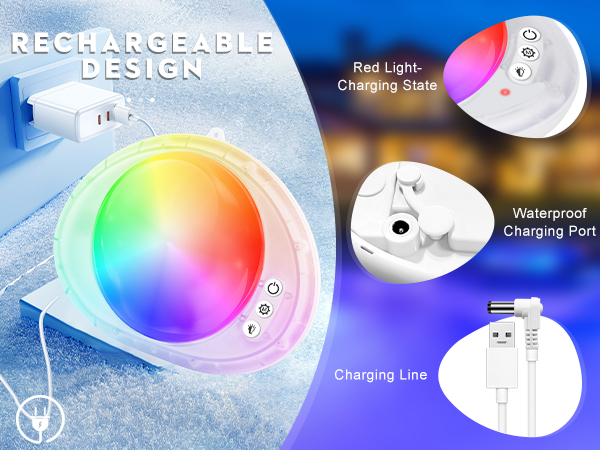 floating pool lights rechargeable