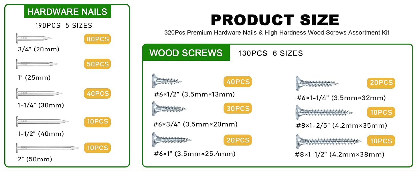 wood screws