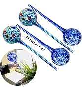 Evelots 4 Pack Plant Self-Watering Glass Globes/Bulbs-Automatic System-Extra long-14 Inches