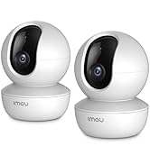 Imou Home Security Camera 2 Pack 1080P Baby Monitor with Night Vision, 2-Way Audio, Human Detecti...