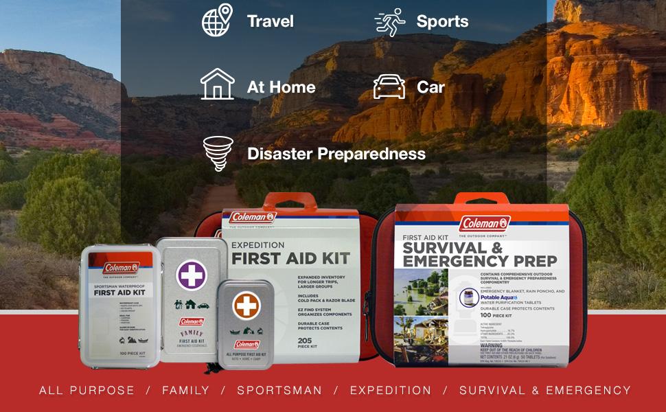 Family First Aid kit, first aid tins, travel first aid kit, small first aid kit, basic first aid kit
