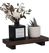 Small Wood Tray Pedestal Stand Farmhouse Bathroom Decor Decorative Wooden Riser Kitchen Soap Dish...