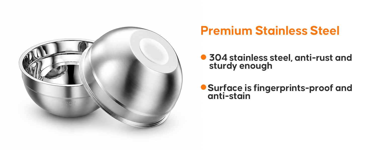 Stainless Steel Mixing Bowls