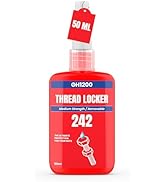 GH1200 50ml Thread Lock 242 Medium Strength Removeable for Nuts, Bolts, Fasteners and Metals. Thr...