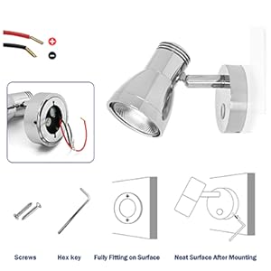 12V Reading boat light rv