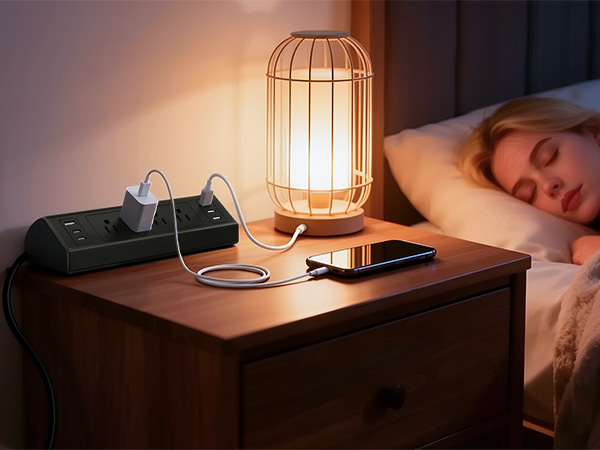 desk mounted power strip