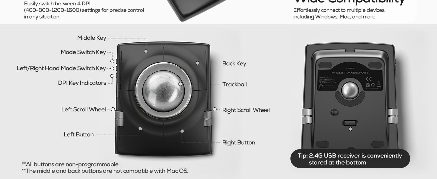 Multiple technical diagrams showing different views and specifications of what appears to be camera or recording equipment components in black.