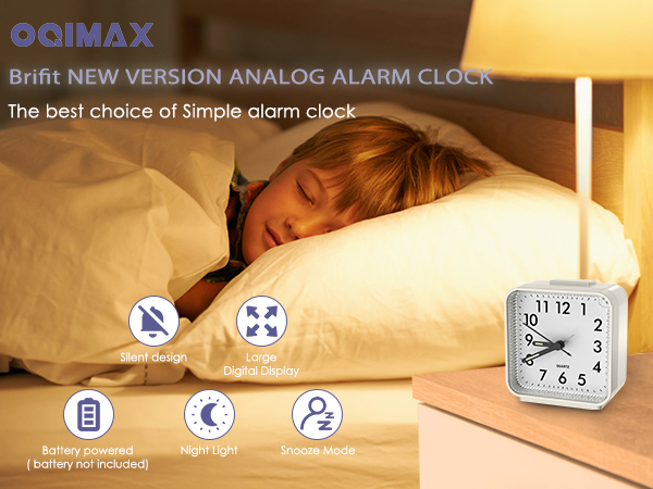 Analog Alarm Clocks