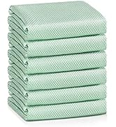 Nanoscale Cleaning Cloth,Easy Clean Fish Scale Microfiber Glass Cleaning Cloths Streak Free for W...