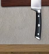 Fridge Applicable Magnetic Knife Holder for Wall, HOSHANHO 16 Inch Magnetic Knife Strip, Acacia W...