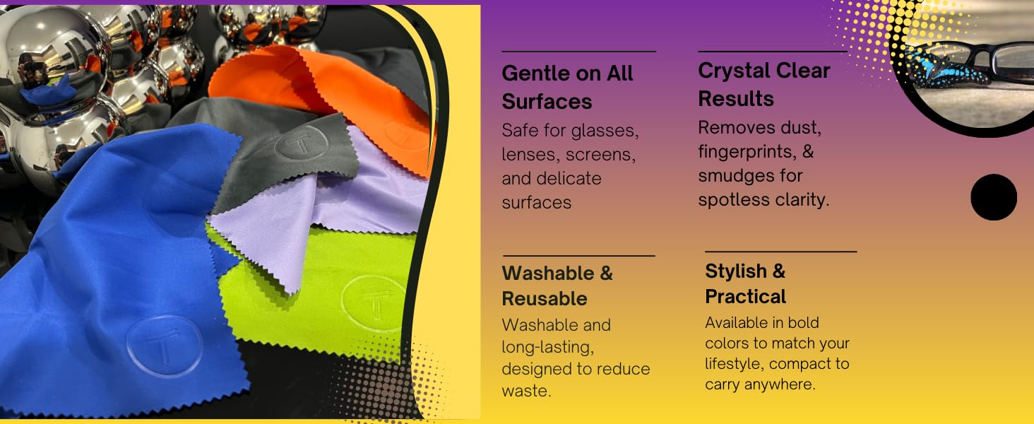 Ultra dense Microfiberlens cloth