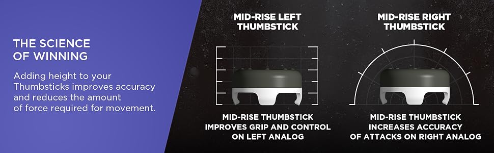 Improve your accuracy with control freek thumbstick extenders and grip covers