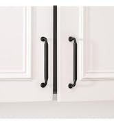 Goldenwarm 10 Pack 5 Inch Black Cabinet Handles Matte Black Drawer Pulls Kitchen Cabinet Handles ...