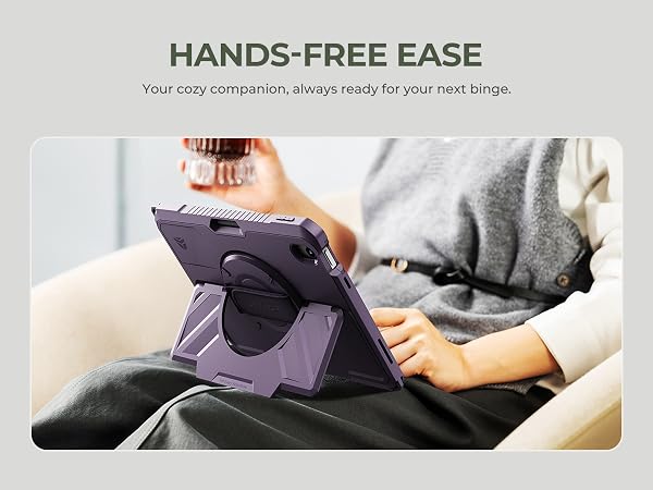 Dexnor for iPad (A16) 11th/10th Generation Case with Kickstand