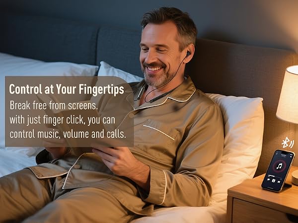 Sleeping earphone remote control