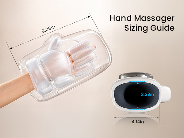 professional hand massager for arthritis and carpal tunnel with heat and compression UL certified