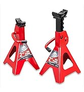 Jack Boss Jack Stands 2 Ton (4,400 LBs) Lifting Car Stand, Fit Use for Cars Automotive Sedans, Re...