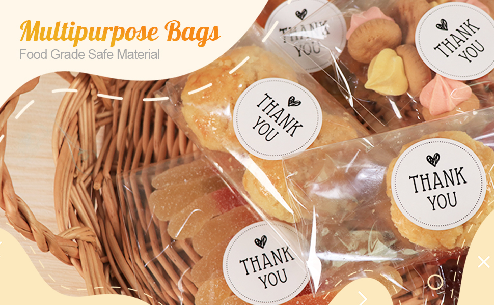 200Pcs Candy Treat Bags