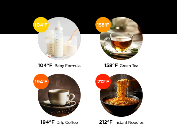Rapid boil electric tea kettle quickly heats water for green tea, oolong, matcha and herbal teas