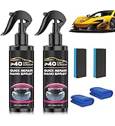 2Pcs P40 Car Scratch Quick Repair Nano Spray – Instant Invisible Scratch Remover,Quick Paint Rest...
