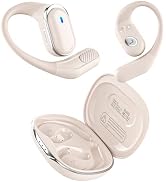 Open Ear Wireless Earbuds Bluetooth Headphones, 80H Playtime Stereo Ear Buds with ENC Noise Cance...