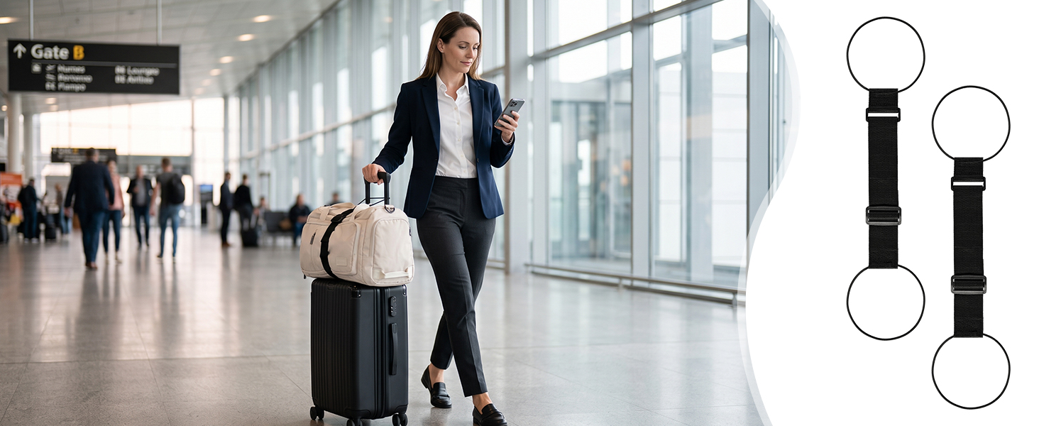 luggage connector straps for multiple suitcases,suitcase connector,adjustable bag strap,luggage band