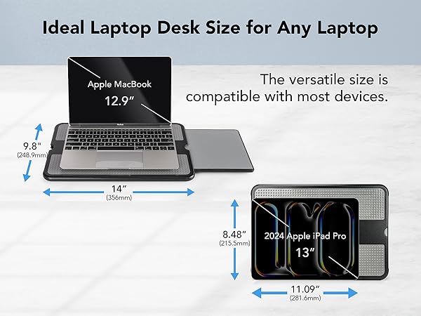 Ideal laptop desk size for any laptop