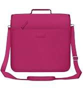 SUNEE Zipper Binder 3 Ring, 3 Inch O-Ring with Handle and Shoulder Strap, 600-Sheet Capacity, 5-T...
