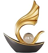 XYQXYQ Modern Nautical Sailboat Sculpture | Abstract Art Boat Statue | Living Room, Coffee Table,...