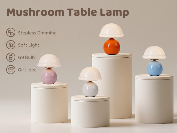 mushroom table lamp