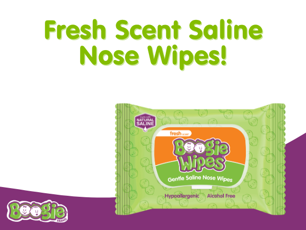 boogie saline nose wipes