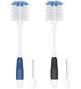 Amazer Bottle Brush Cleaner, Long Flexible Handle Bottle Brush Scrub for Water Bottles, Glassware...