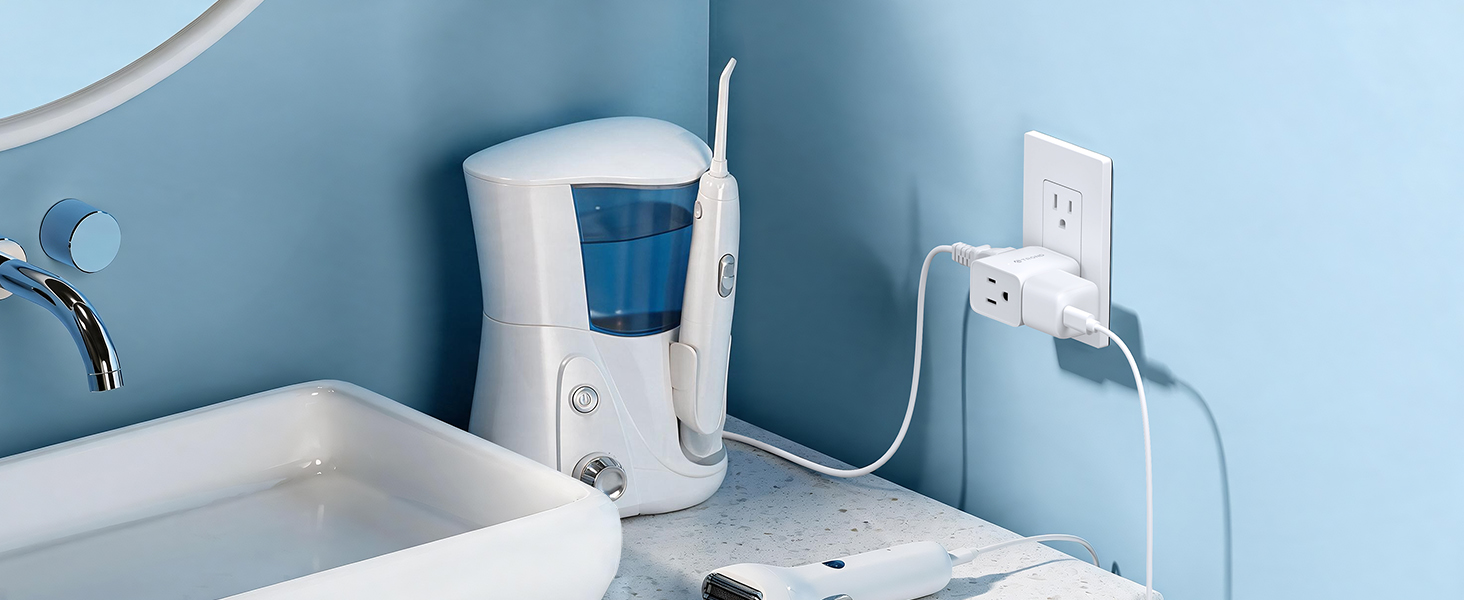 wall multi plug outlet