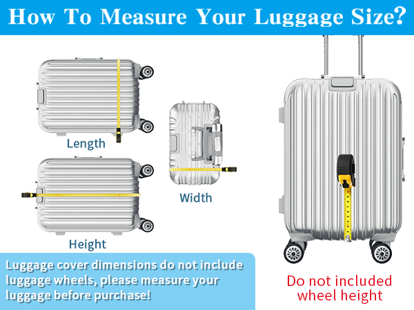 Clear PVC Suitcase Cover Tough Protector