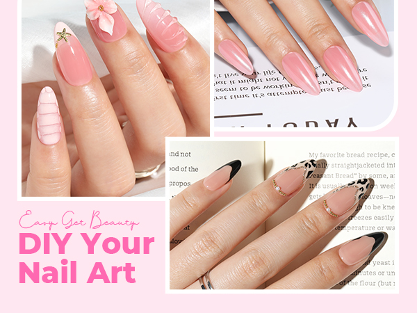 nail tips almond shape