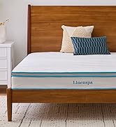 LINENSPA 8 Inch Memory Foam and Innerspring Hybrid Mattress ,twin, Medium Firm
