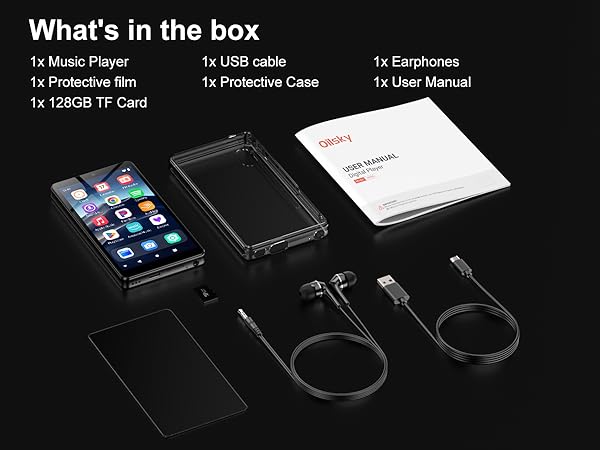 MP3 Player with Bluetooth and WiFi