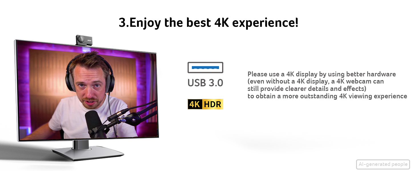 Enjoy the best 4K experience!