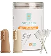 UHFi Baby Toothbrush Finger Toothbrush Oral Cleaner Kit with 5PCS Baby Tongue Cleaner Toddler Sil...