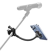 JCWINY for Magsafe Mic Stand Phone Holder, Flexible Phone Holder for Microphone Stand Super Magne...
