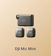 DJI Mic Mini (2 TX + 1 RX), Detail-Rich Audio, Wireless Lavalier Microphone for Camera/Android, 2...